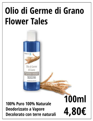 Olio di Germe di Grano puro naturale Flower Tales Cosmetics