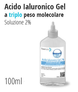 acido ialuronico gel triplo peso molecolare 2% riempitivo idratante effetto lifting anti age microrilievo