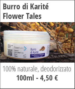 burro di karité puro deodorizzato naturale - cosmesi fai da te e rimedi naturali Flower Tales