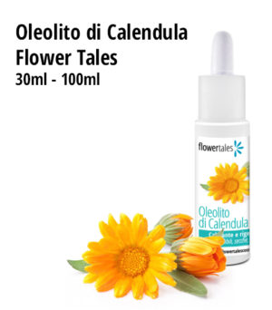 oleolito per unguento alla calendula 30 e 100ml cosmesi naturale Flower Tales