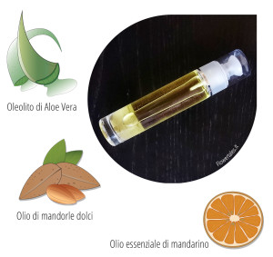 olio corpo all'aloe vera rivitalizzante antiossidante e anticellulite - Flower Tales cosmetica naturale fai da te